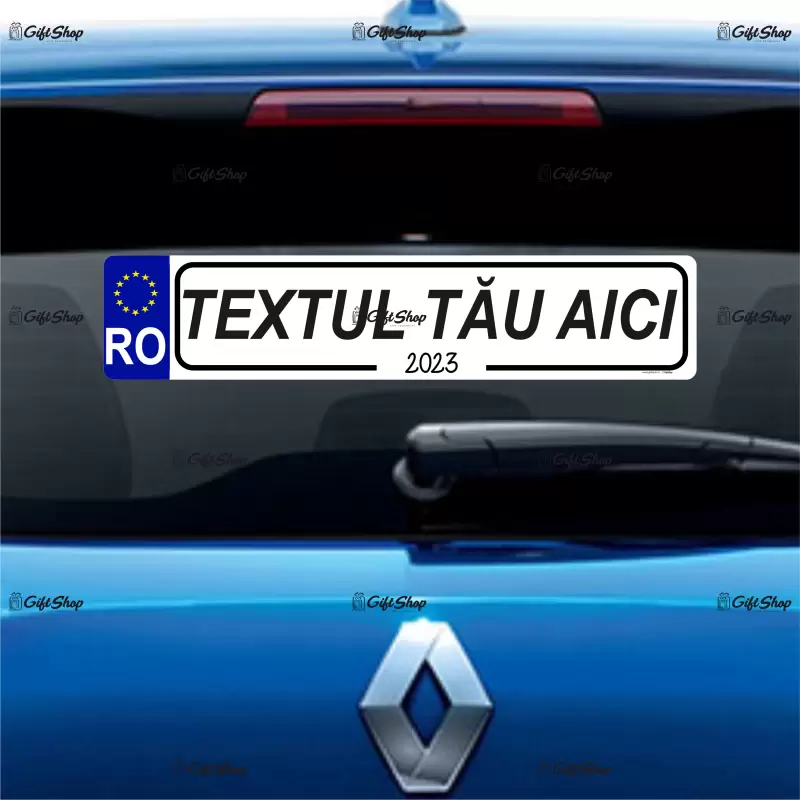 .indicator masina, personalizat 200x60 mm
